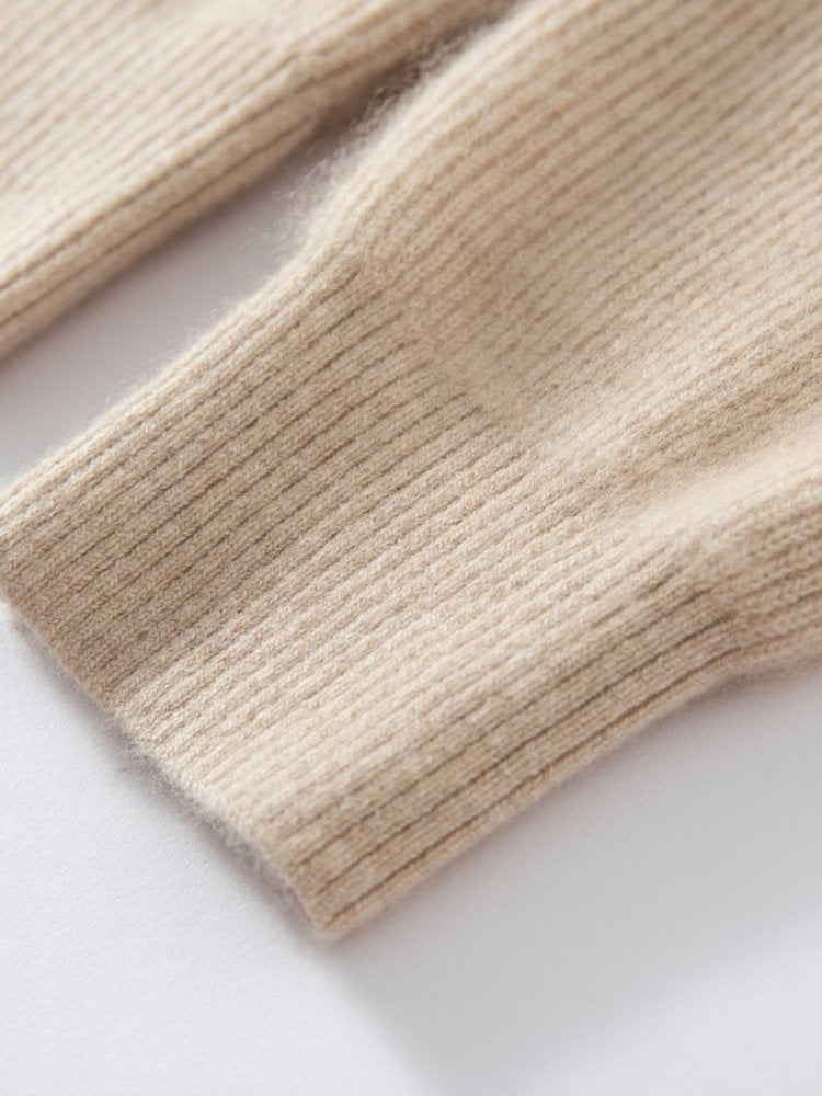 Isavelle - Half Zip Cashmere Sweater | The Cashmere Studio