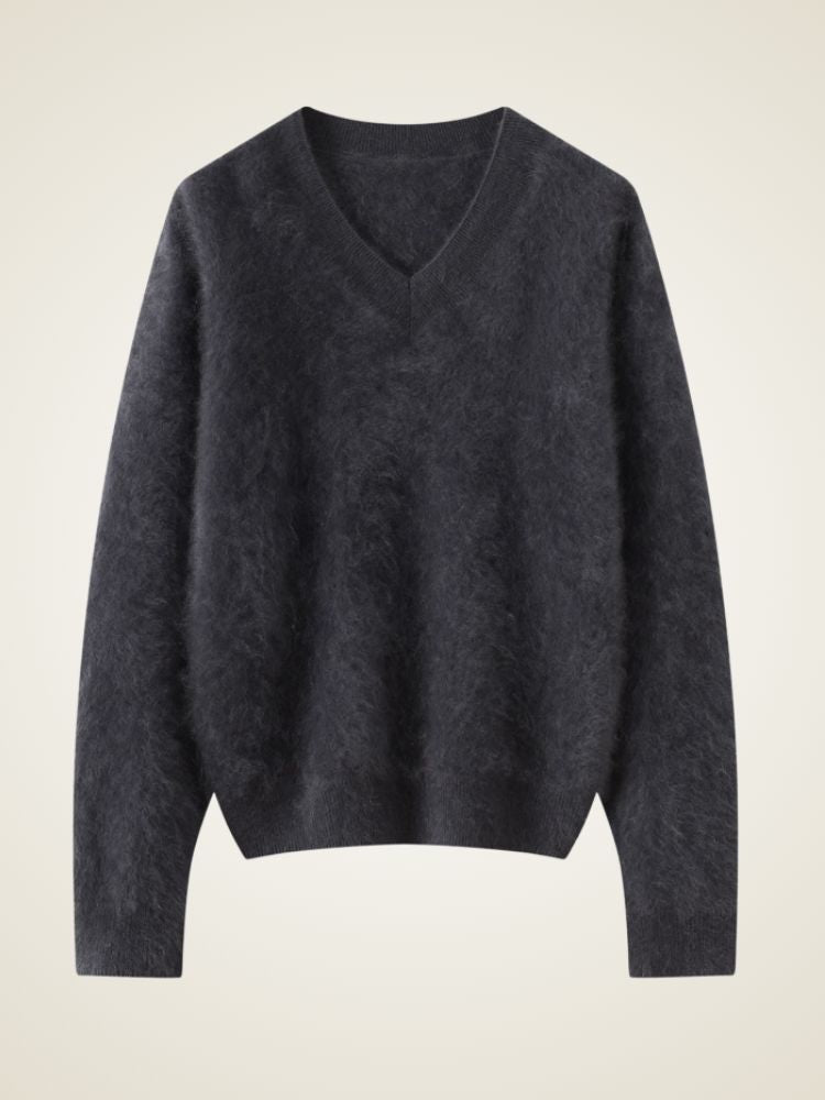 Anaria - V-Neck Cashmere Sweater | The Cashmere Studio