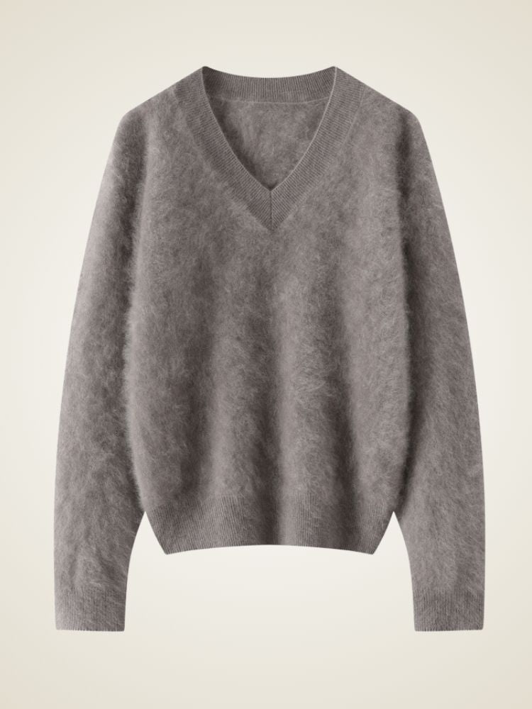 Anaria - V-Neck Cashmere Sweater | The Cashmere Studio
