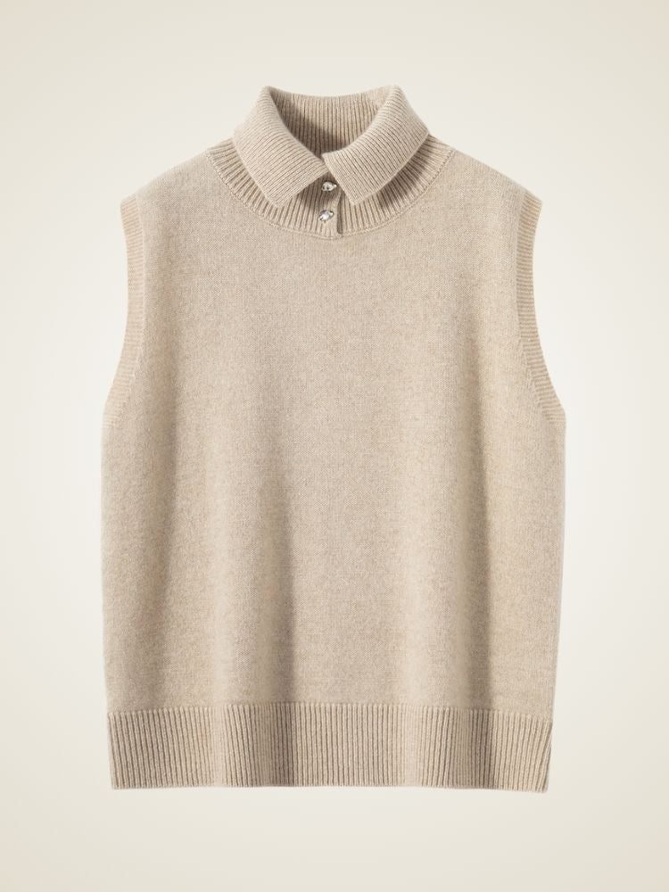 Yria - Cashmere Vest | The Cashmere Studio