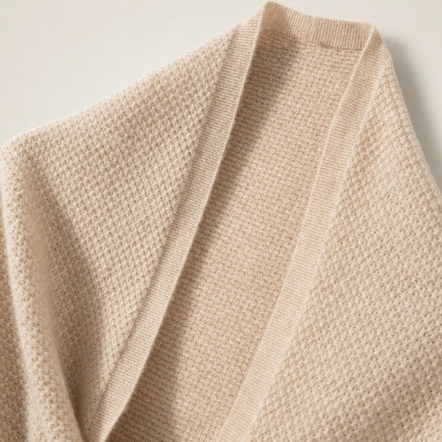 Zaryssa - Honeycomb Cashmere Wrap | The Cashmere Studio