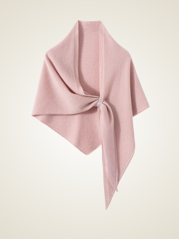 Zaryssa - Honeycomb Cashmere Wrap | The Cashmere Studio