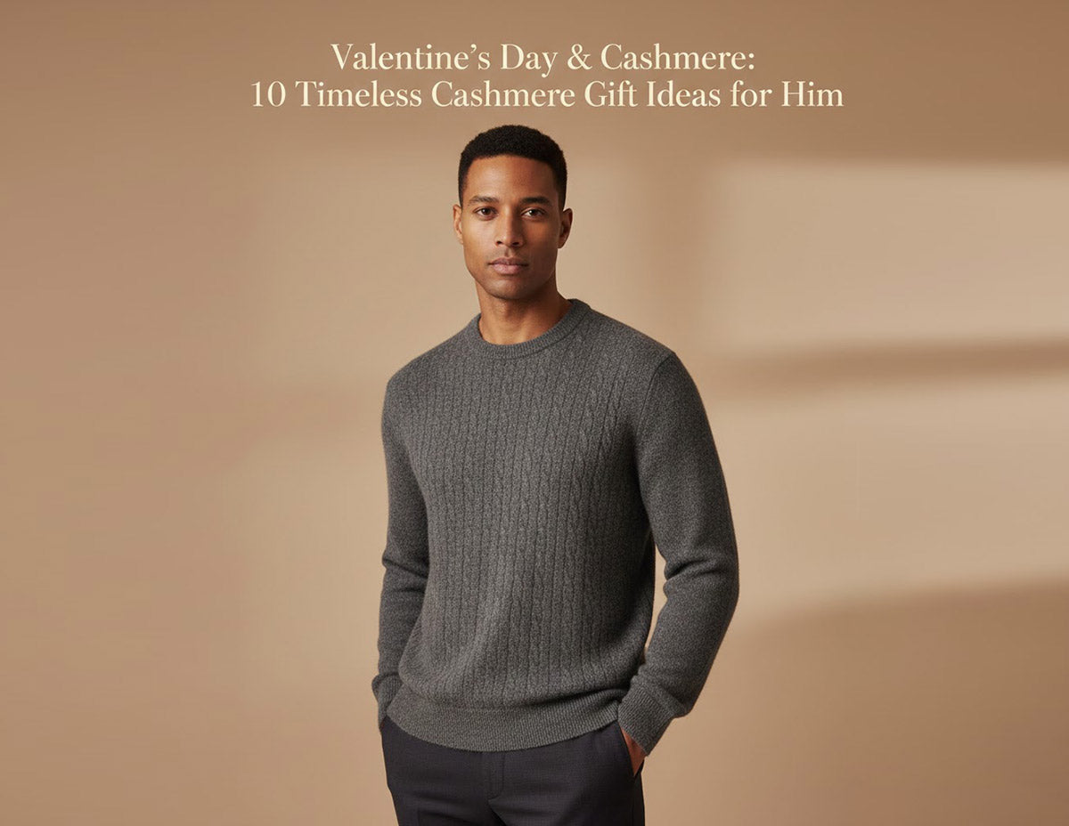 Valentine’s Day & Cashmere: 10 Timeless Cashmere Gift Ideas for Him