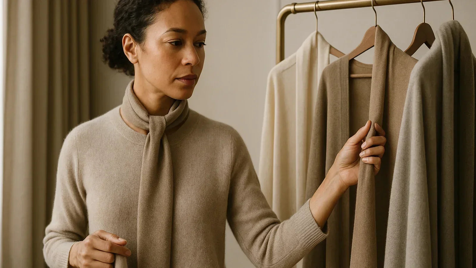 What Size Cashmere Scarf to Choose? | The Cashmere Studio