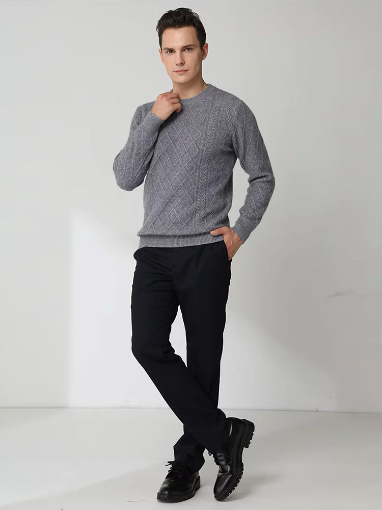 James - Crewneck Cashmere Sweater | The Cashmere Studio