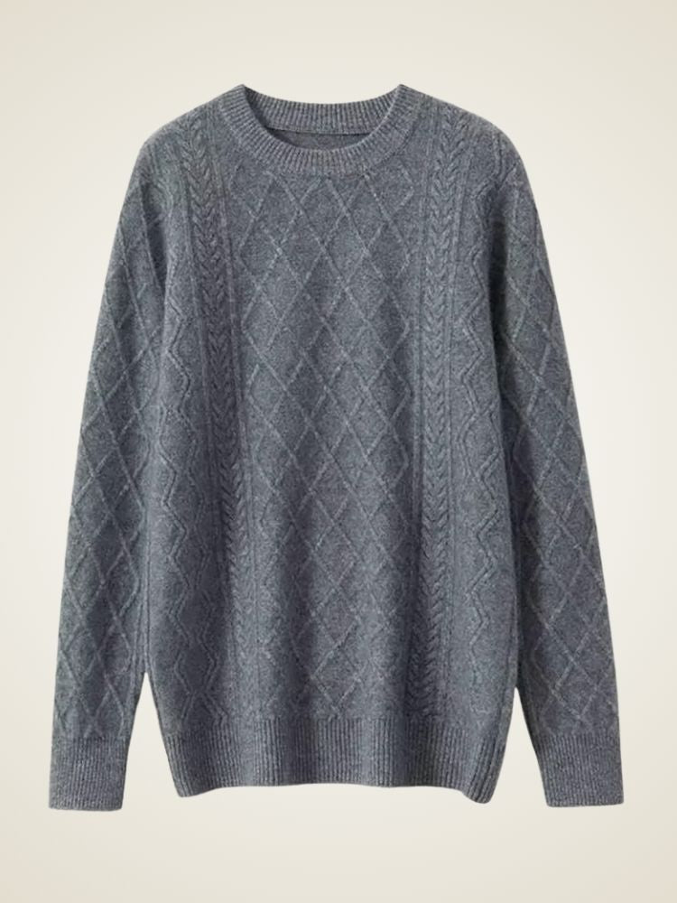 James - Crewneck Cashmere Sweater | The Cashmere Studio