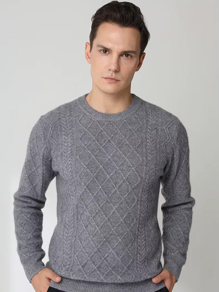 James - Crewneck Cashmere Sweater | The Cashmere Studio