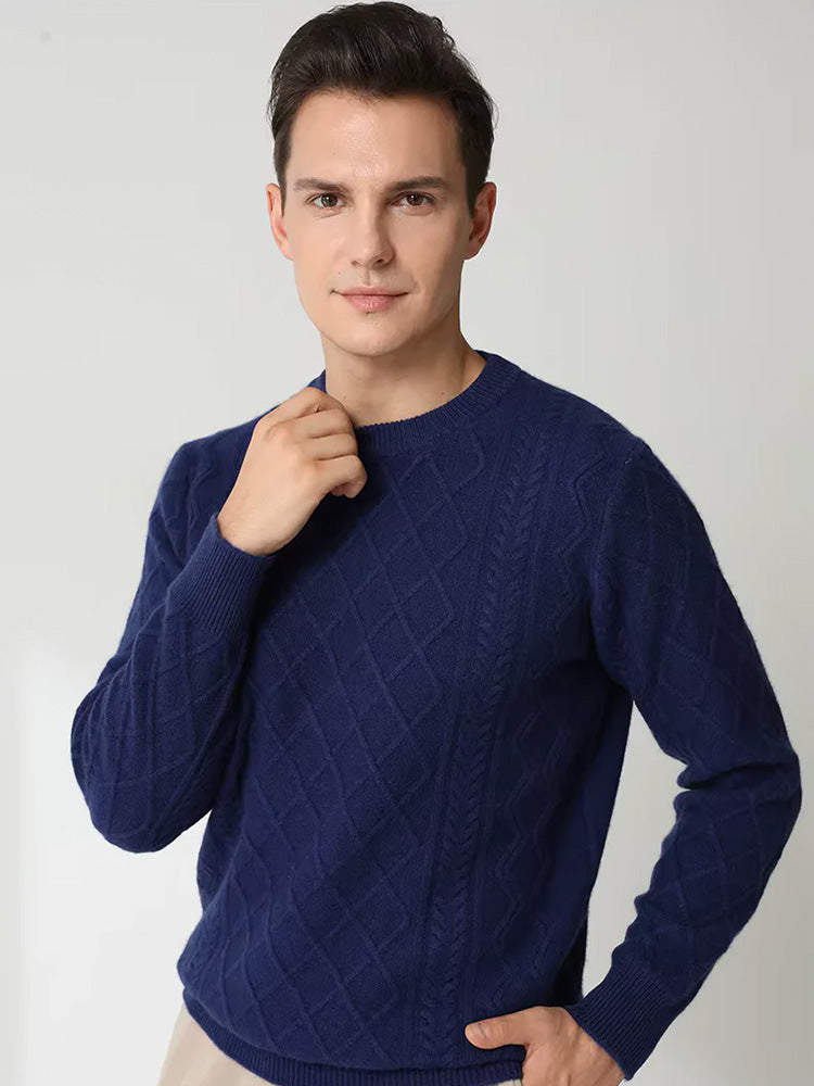 James - Crewneck Cashmere Sweater | The Cashmere Studio