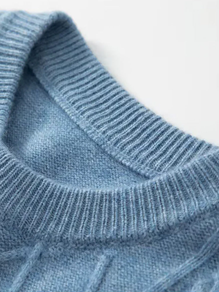 James - Crewneck Cashmere Sweater | The Cashmere Studio