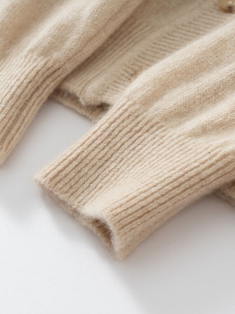 Alindra - V-neck Cashmere Cardigan | The Cashmere Studio