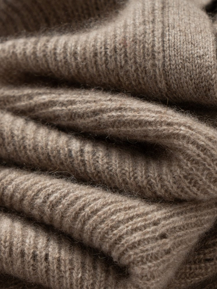 Ralynne - Cropped V-Neck Cashmere Cardigan