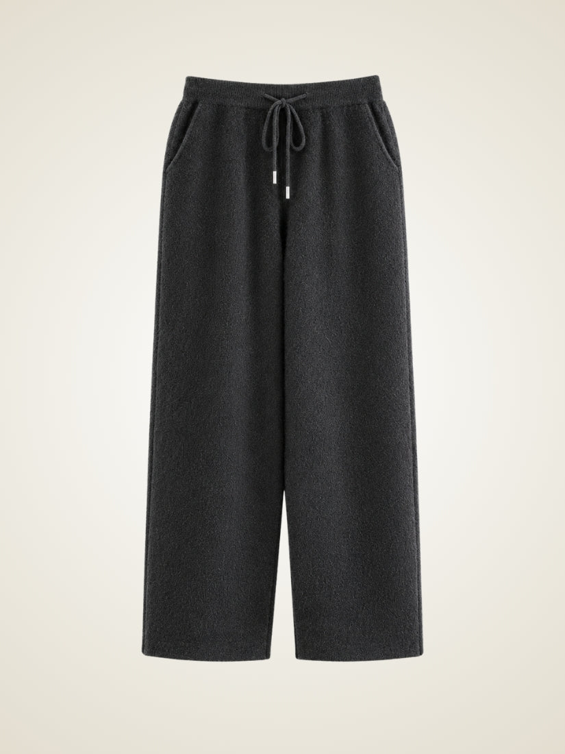 Aurian — Wide-Leg Cashmere Pants