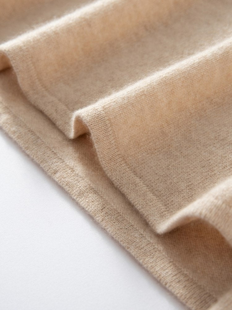 Sarevia - Drawstring Hooded Cashmere Sweater