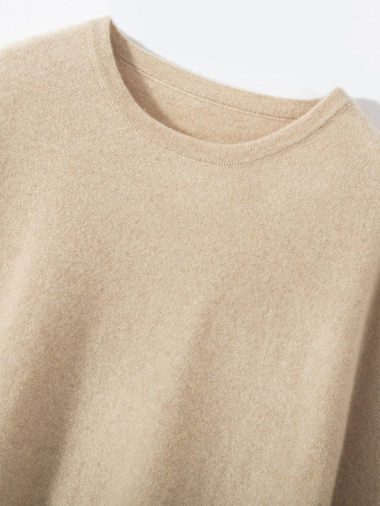 Anveria - Short-Sleeve Cashmere Sweater | The Cashmere Studio