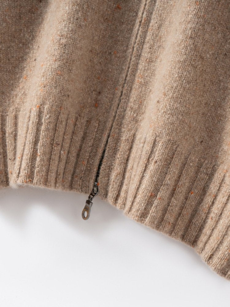Loranna - Beige Cashmere Cardigan | The Cashmere Studio