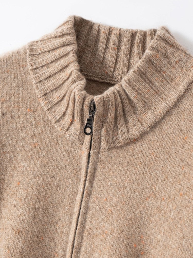 Loranna - Beige Cashmere Cardigan | The Cashmere Studio