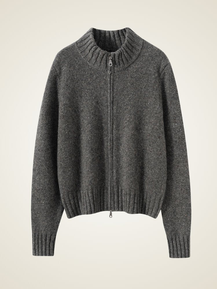 Loranna - Beige Cashmere Cardigan | The Cashmere Studio