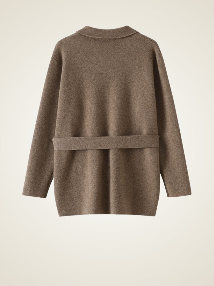 Leandria - Belted Cashmere Cardigan | The Cashmere Studio