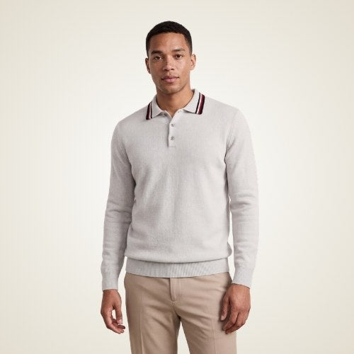 Chester - Cashmere Polo Sweater | The Cashmere Studio