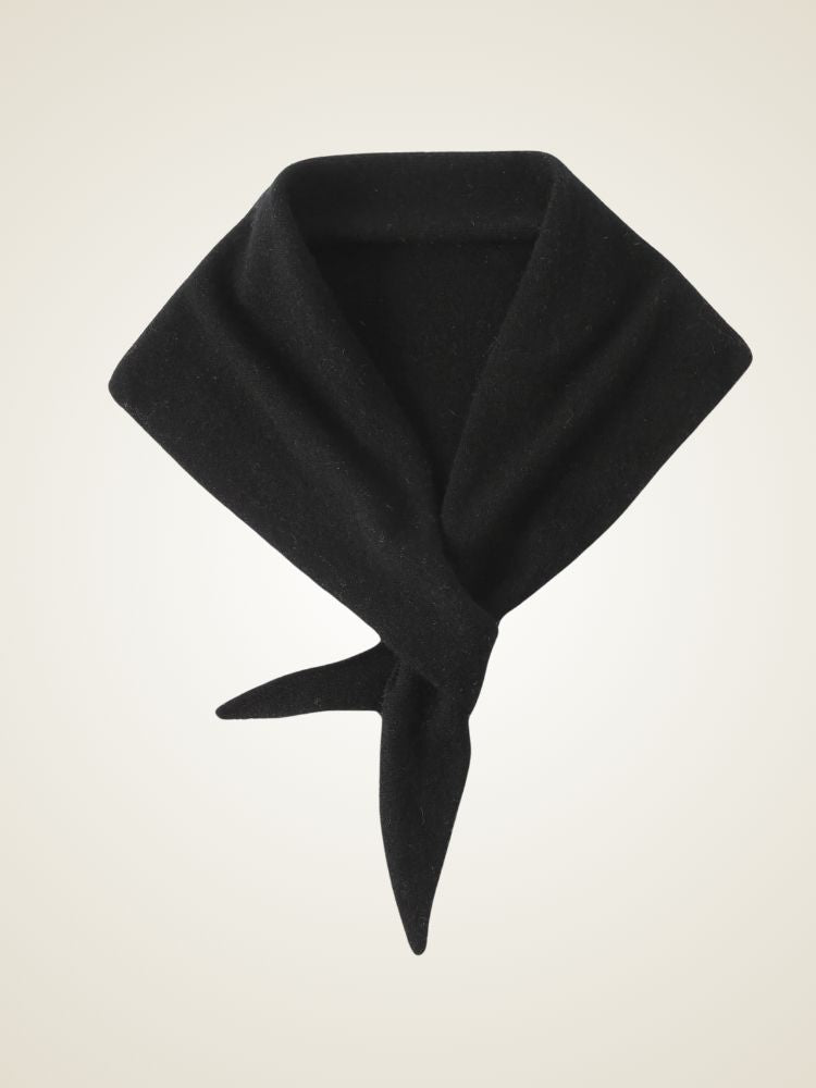 Kennedy - Black Wrap Cashmere Scarf | The Cashmere Studio