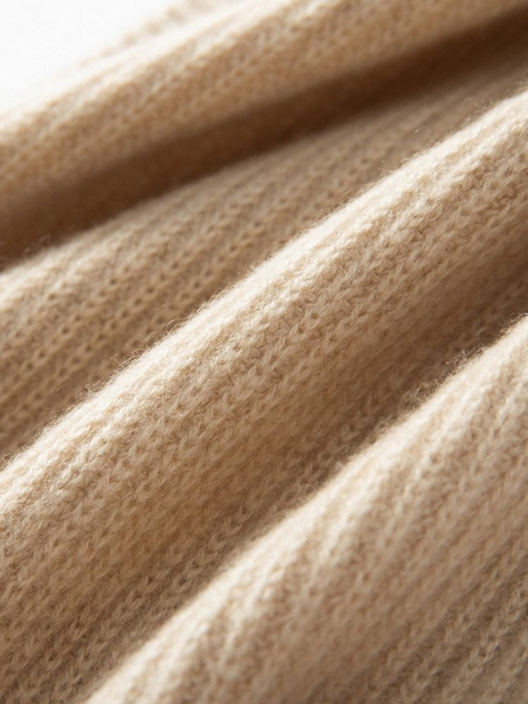 Brythe - Ribbed Cashmere Hooded Wrap | The Cashmere Studio