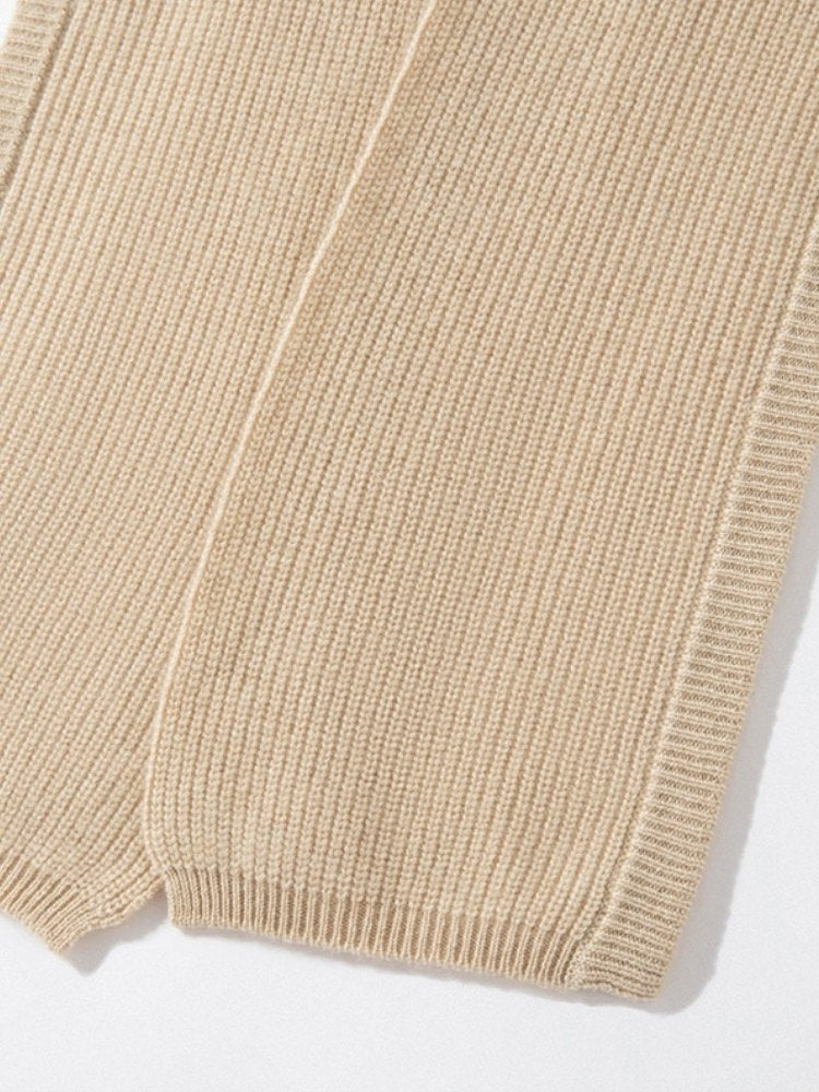 Brythe - Ribbed Cashmere Hooded Wrap | The Cashmere Studio