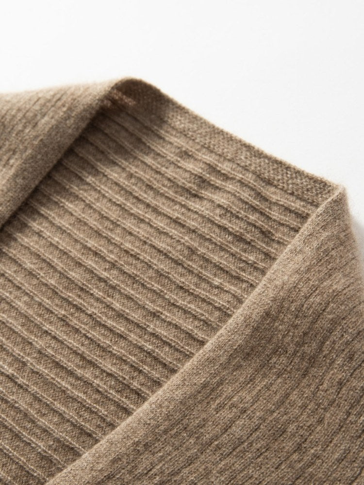 Caenora - Ribbed Cashmere Wrap | The Cashmere Studio