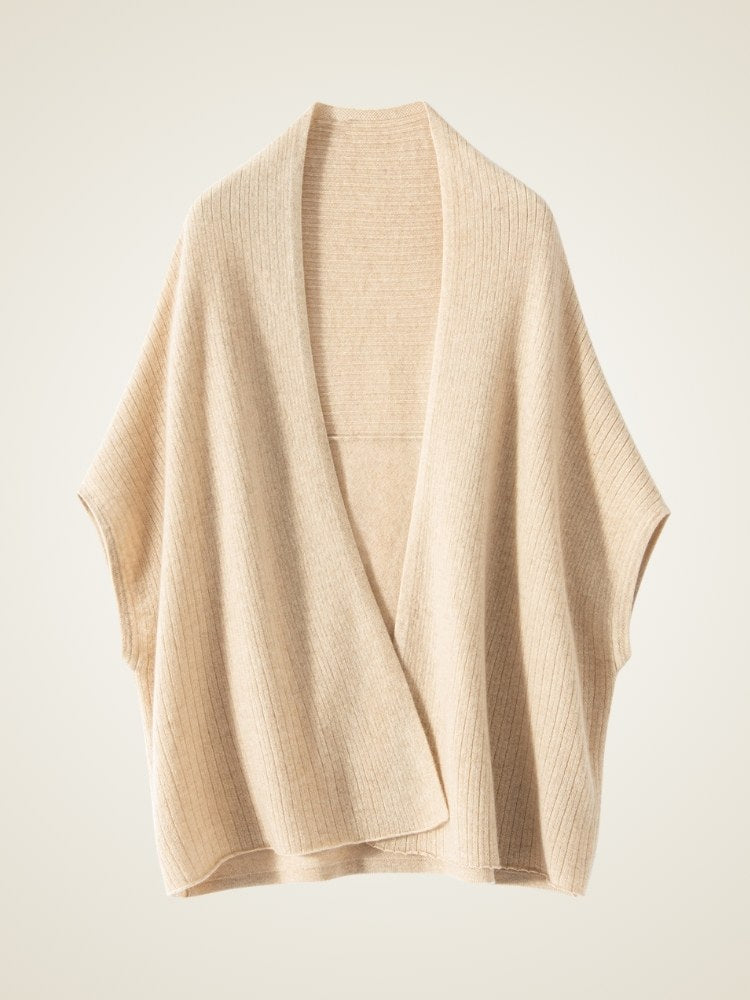 Caenora - Ribbed Cashmere Wrap | The Cashmere Studio
