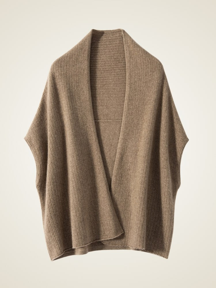 Caenora - Ribbed Cashmere Wrap | The Cashmere Studio