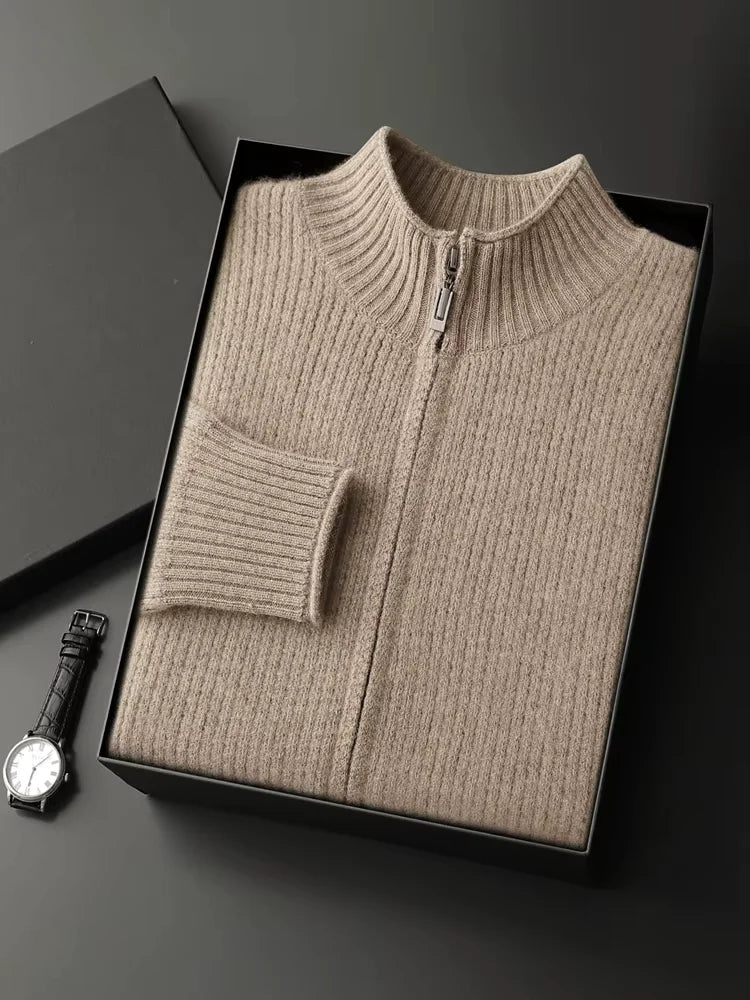 Emmett - Ribbed Cashmere Cardigan