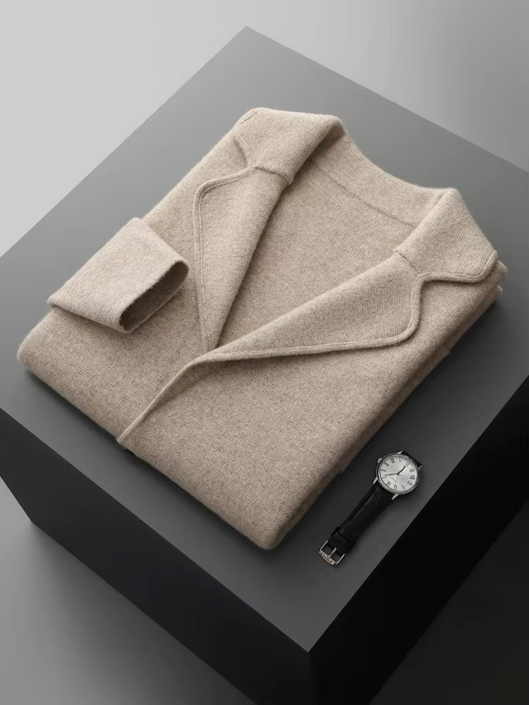 Evan - Camel Cashmere Lounge Set | The Cashmere Studio