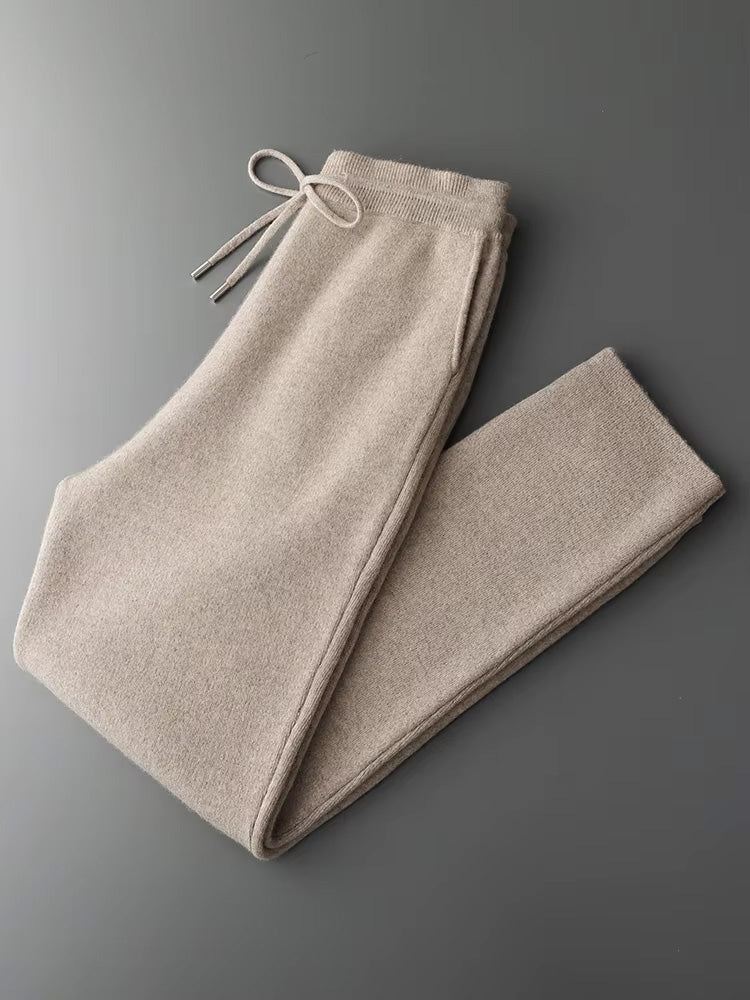 Evan - Camel Cashmere Lounge Set | The Cashmere Studio