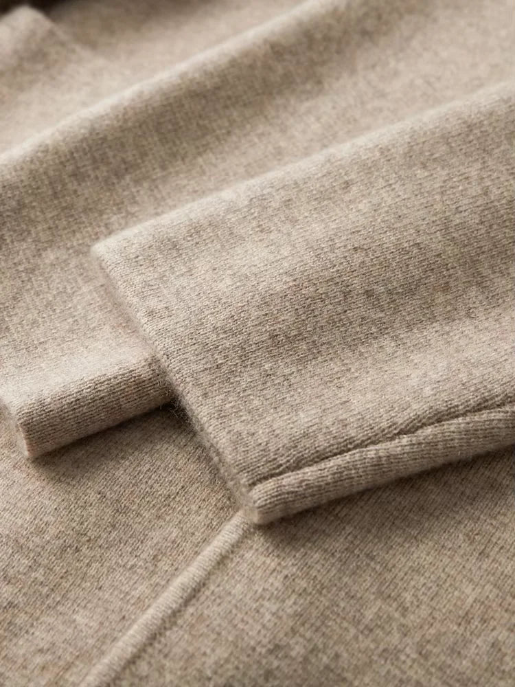 Evan - Camel Cashmere Lounge Set | The Cashmere Studio