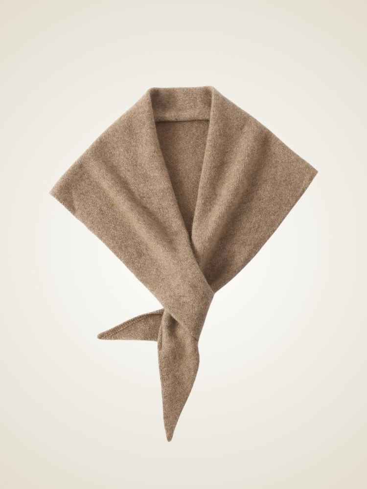 Kennedy - Camel Wrap Cashmere Scarf | The Cashmere Studio