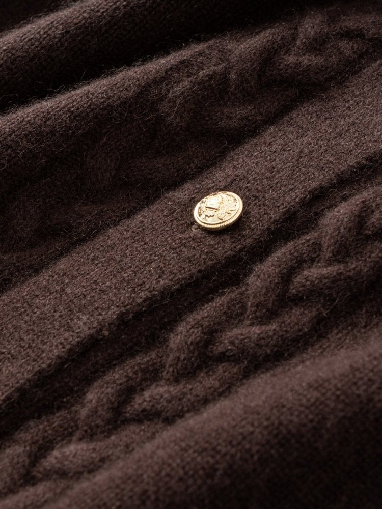 Driselle - Cable-Knit Cashmere Cardigan | The Cashmere Studio