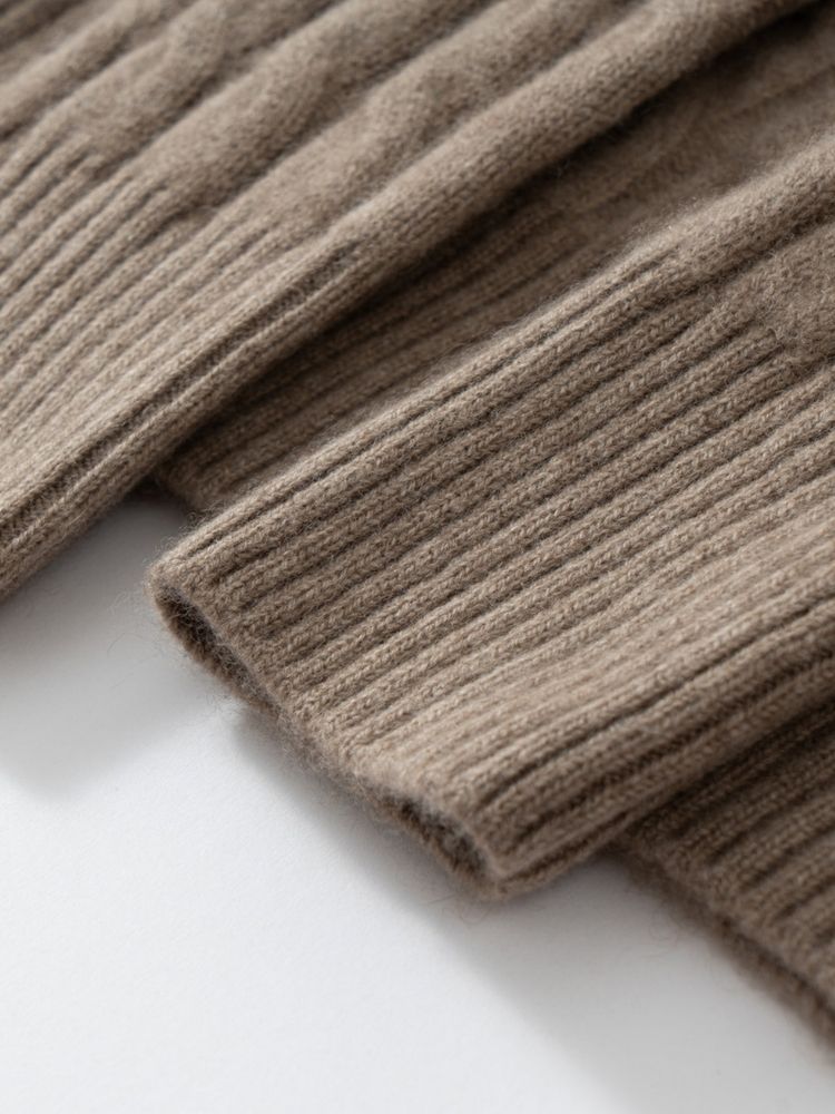 Naylira - Cable-Knit Cashmere Sweater | The Cashmere Studio