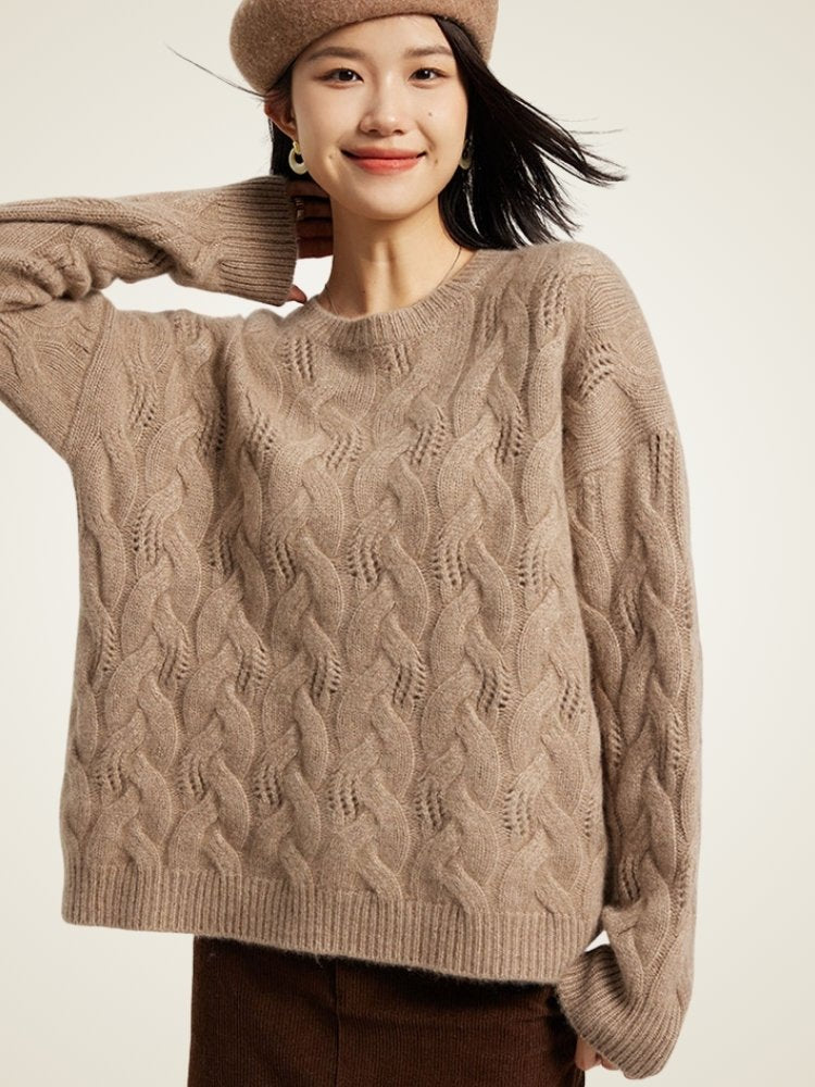 Thayelle - Cable-Knit Cashmere Sweater