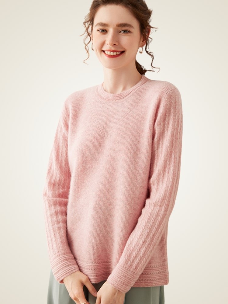 Serenel -  Crewneck Cashmere Sweater | The Cashmere Studio