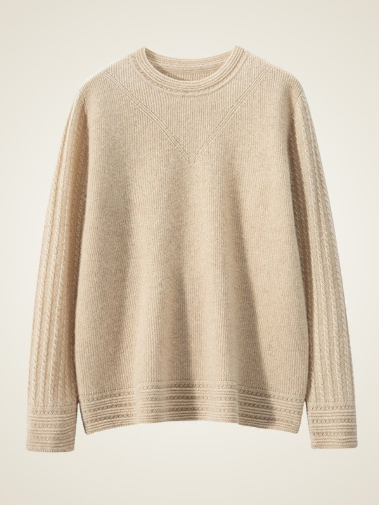 Serenel -  Crewneck Cashmere Sweater | The Cashmere Studio