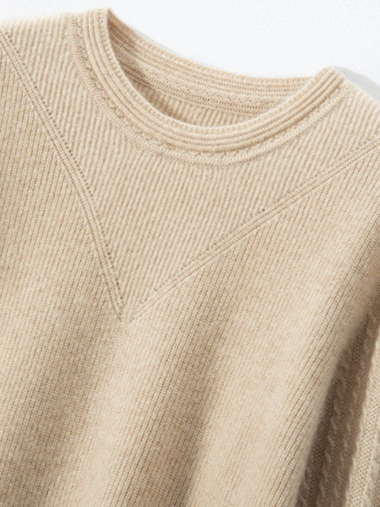Serenel -  Crewneck Cashmere Sweater | The Cashmere Studio