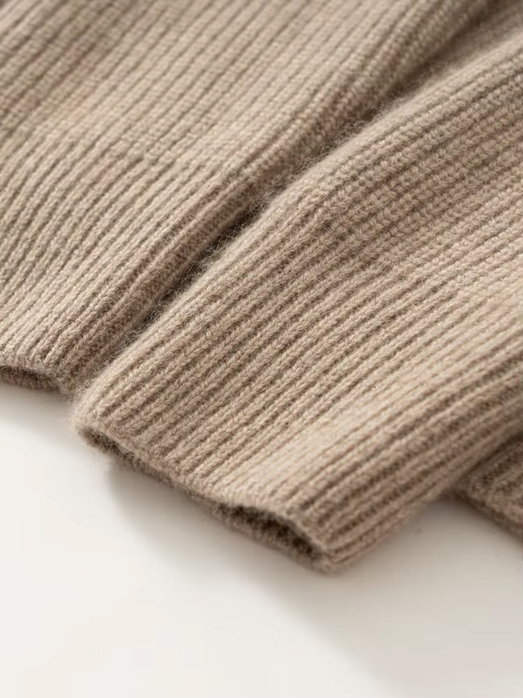 Sebastian - Half Zip Cashmere Sweater | The Cashmere Studio