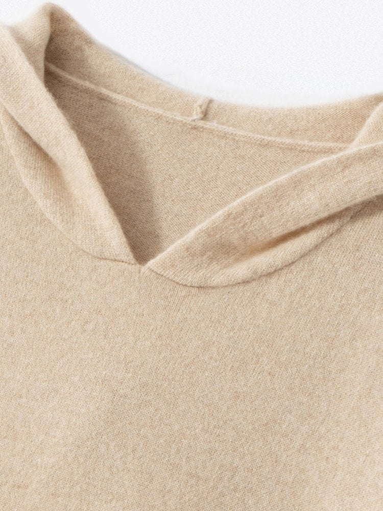 Oserine - Hooded Cashmere Dress | The Cashmere Studio