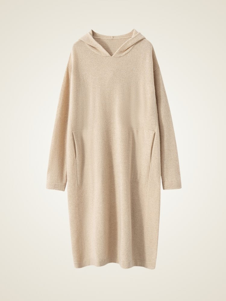 Oserine - Hooded Cashmere Dress | The Cashmere Studio