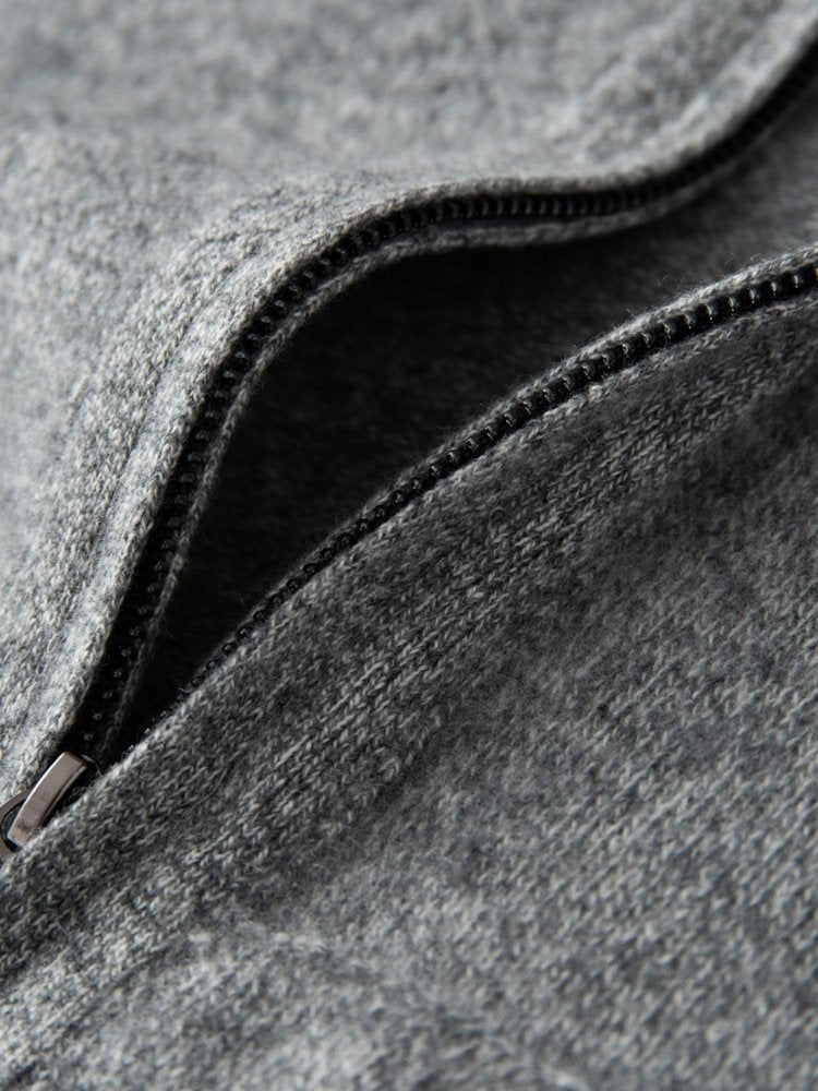 Andelis - Zip-Up Cashmere Hoodie | The Cashmere Studio