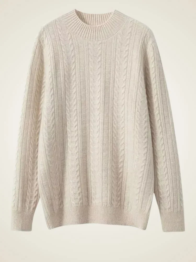 Isaac - Crewneck Cashmere Sweater | The Cashmere Studio