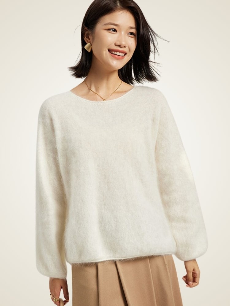 Veliane - Brushed Cashmere Sweater | The Cashmere Studio