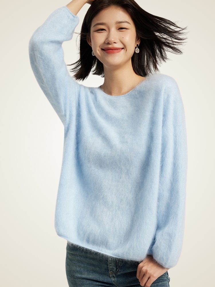 Veliane - Brushed Cashmere Sweater | The Cashmere Studio