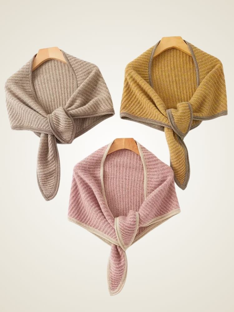 Kendall - Two Tone Cashmere Scarf | The Cashmere Studio