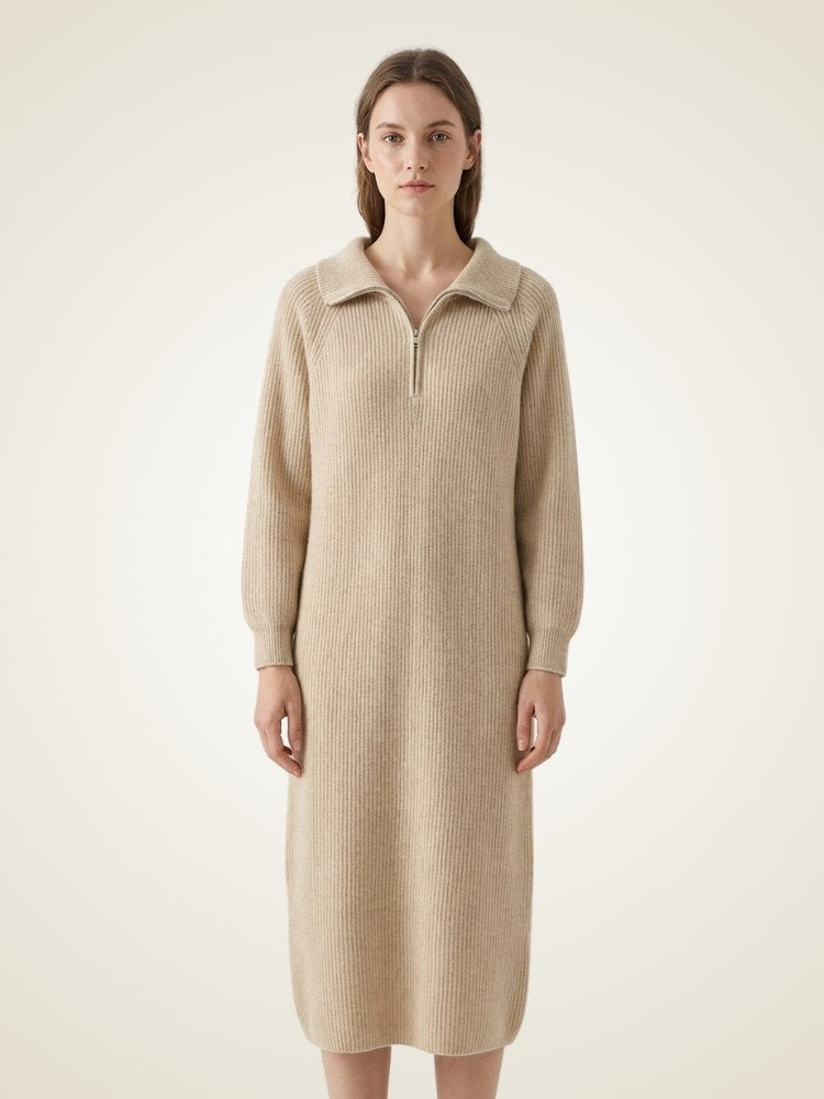 Delisandra - Cashmere Dress Sweater | The Cashmere Studio