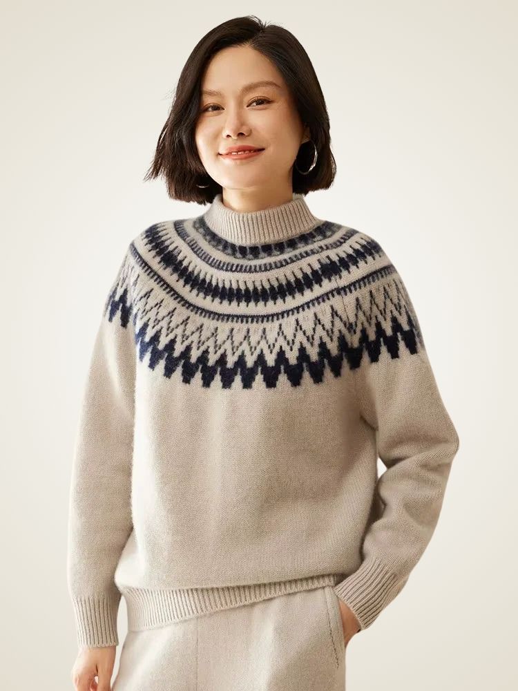 Jane Crewneck Cashmere Sweater | The Cashmere Studio